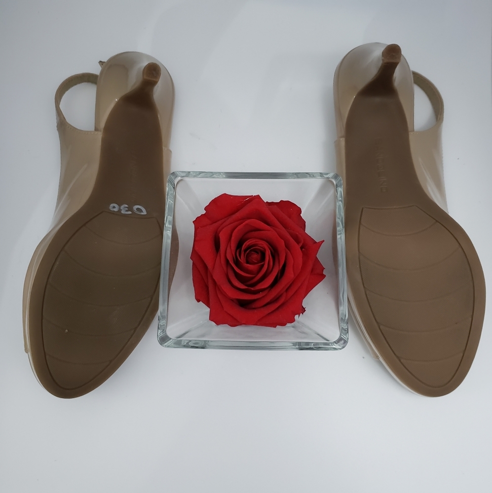 💥Nude Open Toe Bandolino Pumps - Picture 2 of 8